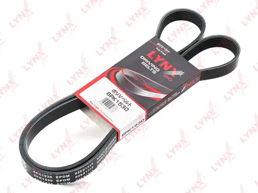 Courroie trapézoïdale à nervures LYNXAUTO 6PK1530