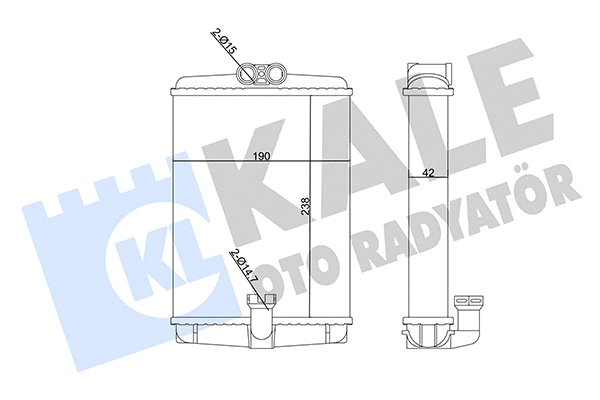 Système de chauffage KALE OTO RADYATÖR 360205