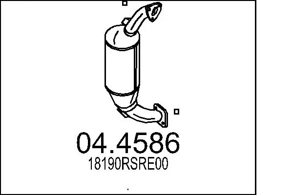 Catalyseur MTS 04.4586