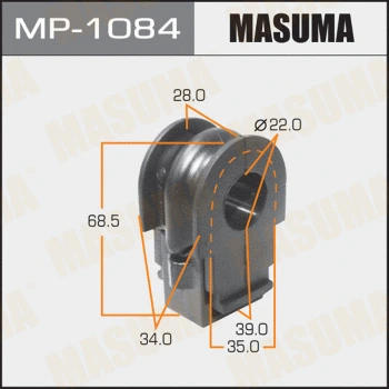 Coussinet de palier, stabilisateur MASUMA MP-1084
