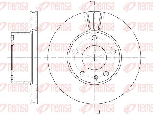 Disque de frein REMSA 6298.10