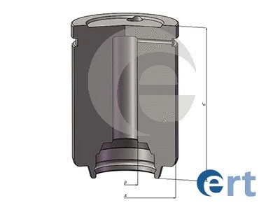 Piston, étrier de frein ERT 151294-C