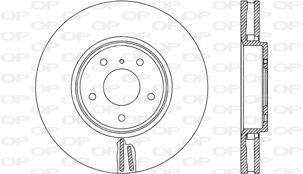 Disque de frein OPEN PARTS BDR2756.20