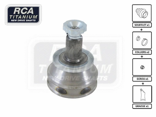 Jeu de joints, arbre de transmission RCA FRANCE AA30