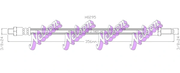 Flexible de frein KAWE H0295