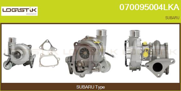Turbocompresseur, suralimentation LGK 070095004LKA