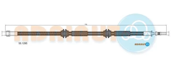 Flexible de frein ADRIAUTO 55.1295