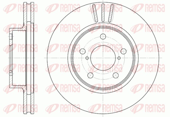 Disque de frein REMSA 6397.10