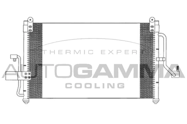 Condenseur, climatisation AUTOGAMMA 103741