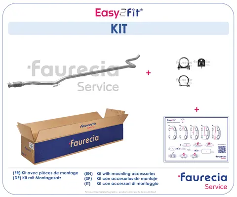 Tuyau d'échappement Faurecia FS45773