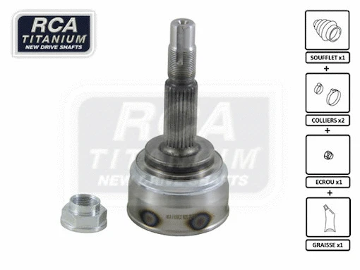 Jeu de joints, arbre de transmission RCA FRANCE NI20