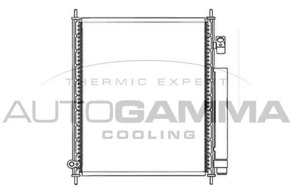 Condenseur, climatisation AUTOGAMMA 103816