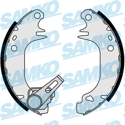 Jeu de mâchoires de frein SAMKO 84930