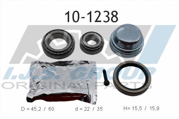 Kit de roulements de roue IJS GROUP 10-1238