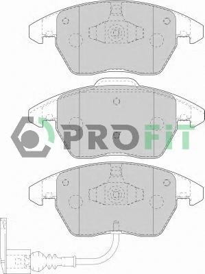 Kit de plaquettes de frein, frein à disque PROFIT 5000-1641 C