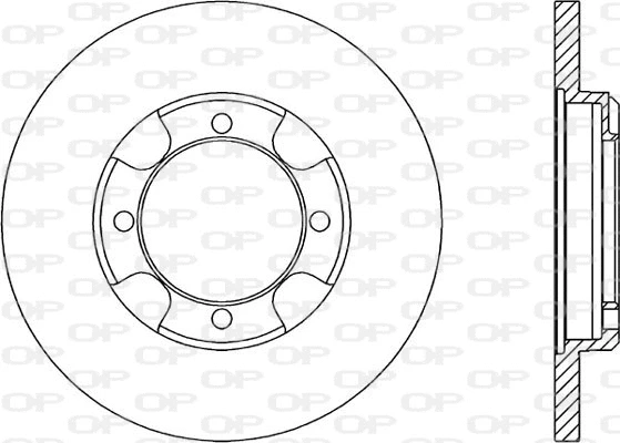 Disque de frein OPEN PARTS BDR1347.10