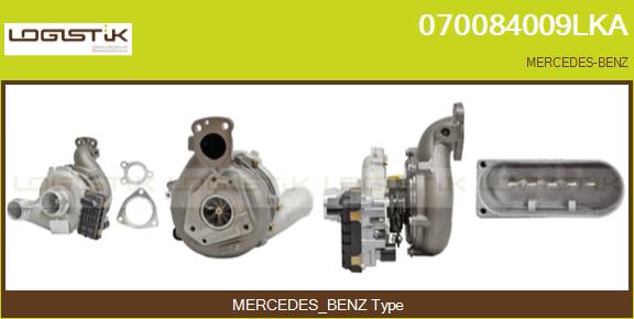 Turbocompresseur, suralimentation LGK 070084009LKA