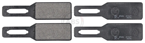 Kit de plaquettes de frein, disque de frein de stationnement A.B.S. 36117