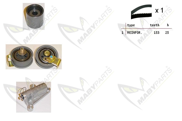 Kit de courroie crantée MABYPARTS OBK010318