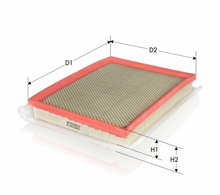 Filtre à air TECNECO FILTERS AR30125/1PMS