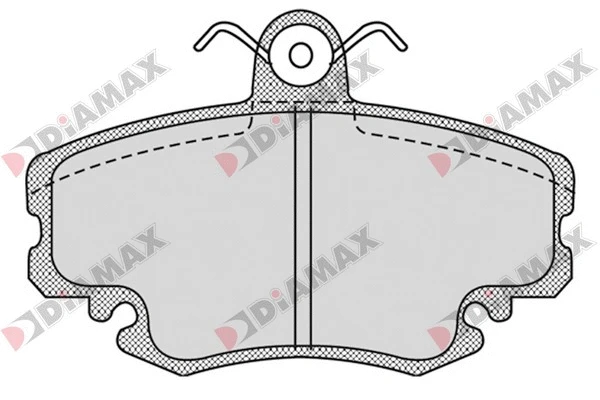 Kit de plaquettes de frein, frein à disque DIAMAX N09268