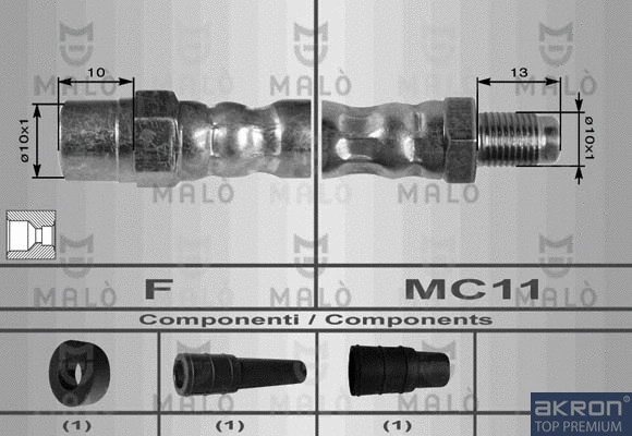 Flexible de frein AKRON-MALÒ 8043