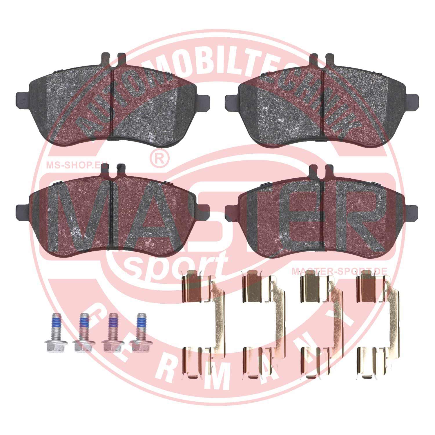 Kit de plaquettes de frein, frein à disque MASTER-SPORT GERMANY 13046027322N-SET-MS