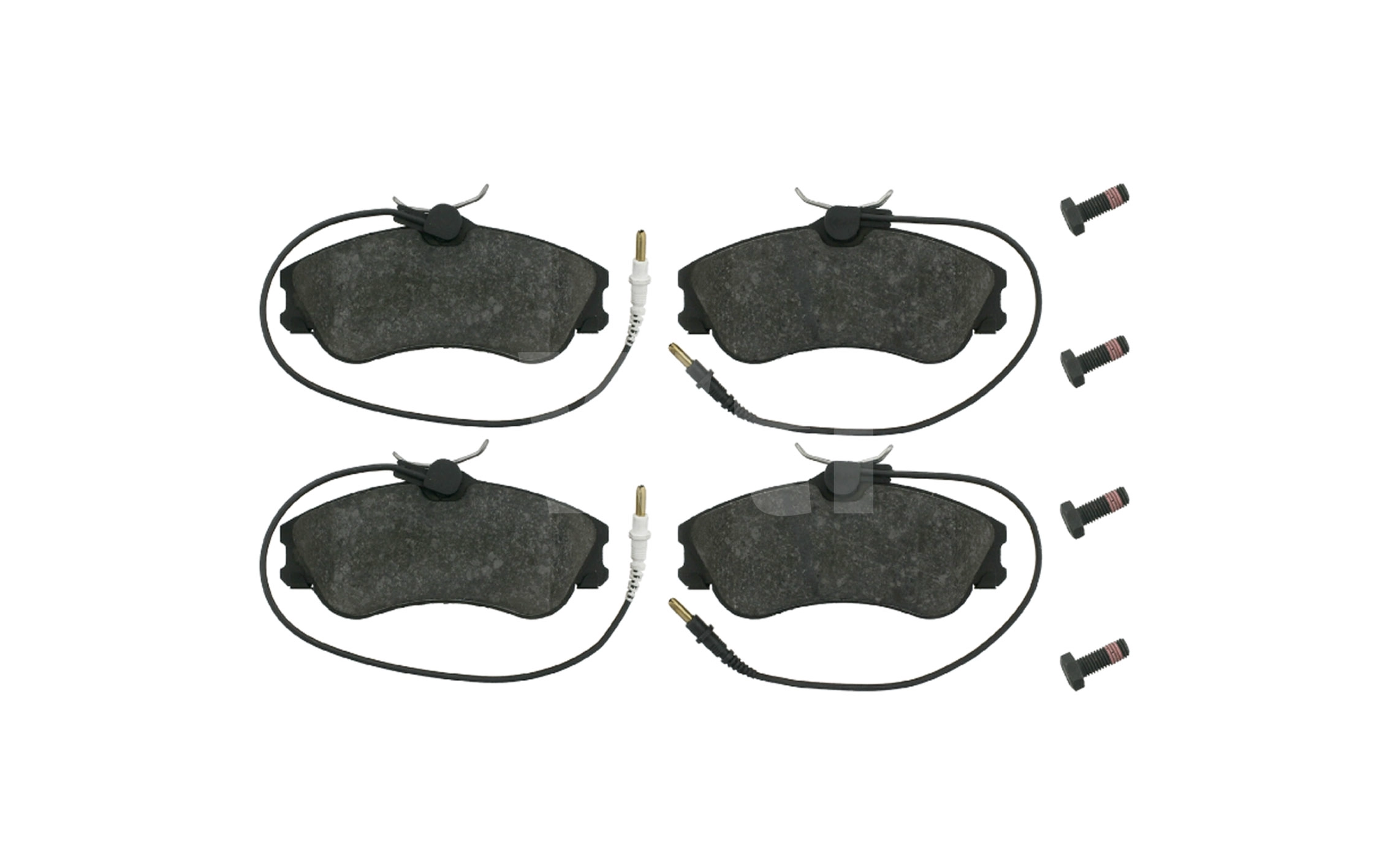 Kit de plaquettes de frein, frein à disque Wti Automotive K717582