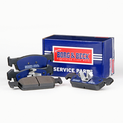 Kit de plaquettes de frein, frein à disque BORG & BECK BBP2408