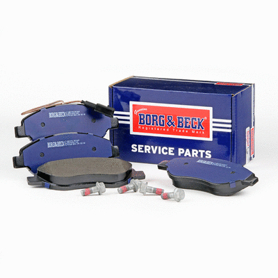 Kit de plaquettes de frein, frein à disque BORG & BECK BBP1754
