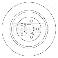 Disque de frein BORG & BECK BBD4440