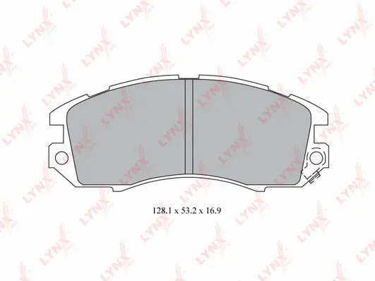 Kit de plaquettes de frein, frein à disque LYNXAUTO BD-7112