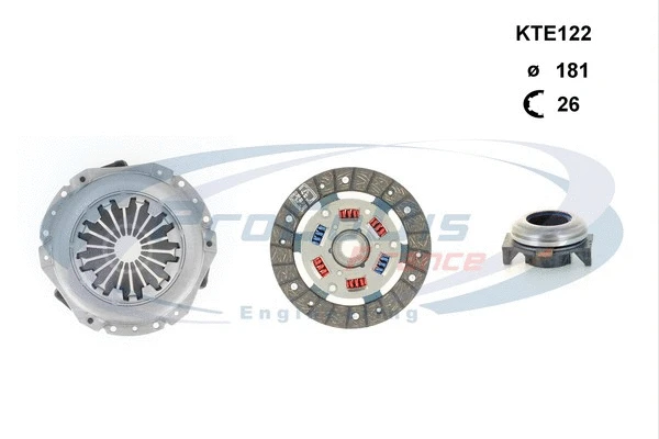 Kit d'embrayage PROCODIS FRANCE KTE122