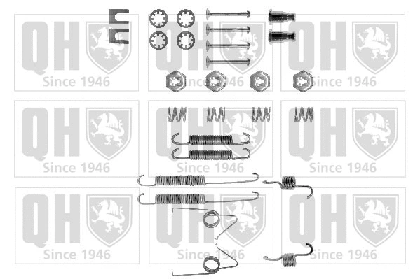 Kit d'accessoires, mâchoire de frein QUINTON HAZELL BFK245