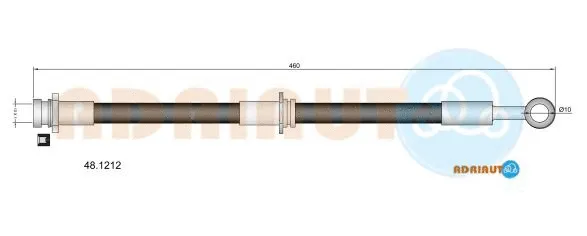 Flexible de frein ADRIAUTO 48.1212