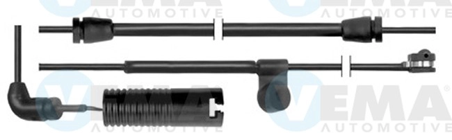 Contact d'avertissement, usure des plaquettes de frein VEMA 117252