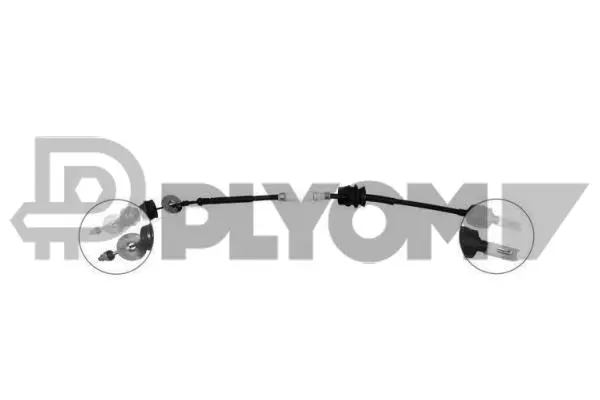 Tirette à câble, commande d'embrayage PLYOM P038464