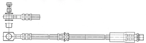 Flexible de frein CEF 512453