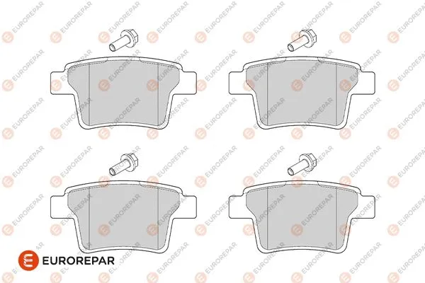 Kit de plaquettes de frein, frein à disque EUROREPAR 1686269980