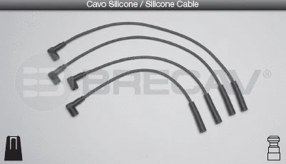 Kit de câbles d'allumage BRECAV 12.510