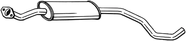 Silencieux central KLOKKERHOLM 281-579