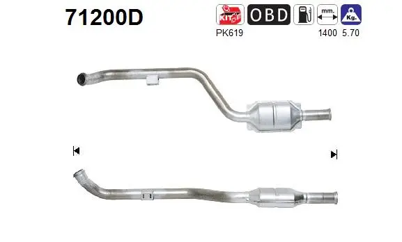 Catalyseur AS 71200D