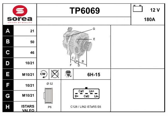 Alternateur SERA TP6069