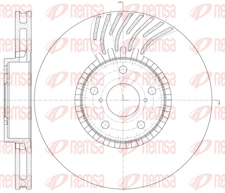 Disque de frein REMSA 61179.11
