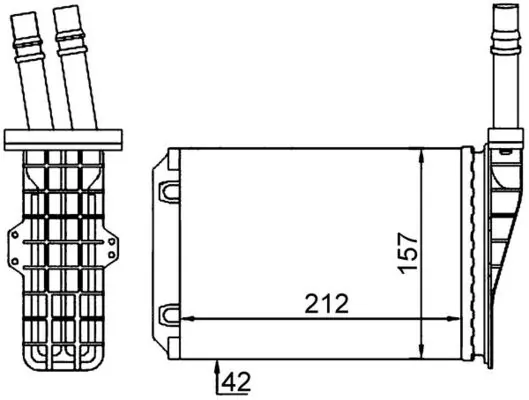 Système de chauffage MAHLE AH 209 000S