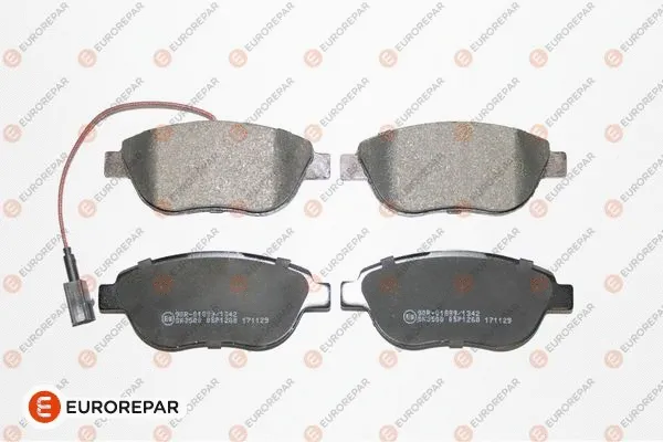 Kit de plaquettes de frein, frein à disque EUROREPAR 1617256580
