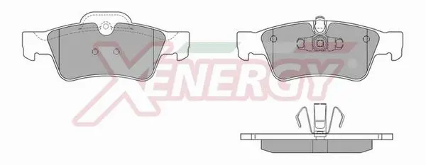 Kit de plaquettes de frein, frein à disque AP XENERGY X40975