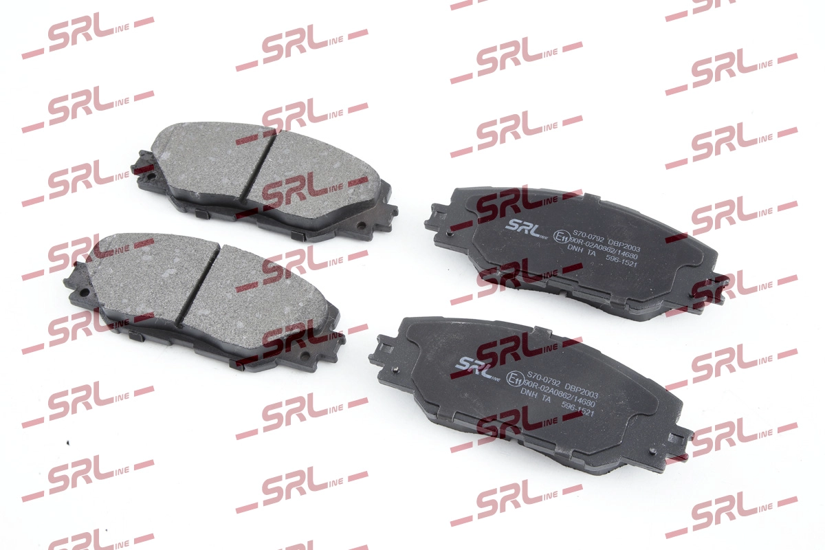 Kit de plaquettes de frein, frein à disque SRLine S70-0792