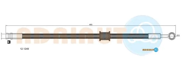 Flexible de frein ADRIAUTO 12.1249