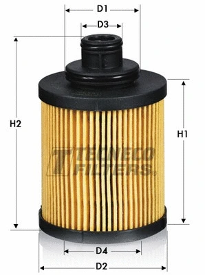 Filtre à huile TECNECO FILTERS OL010047E